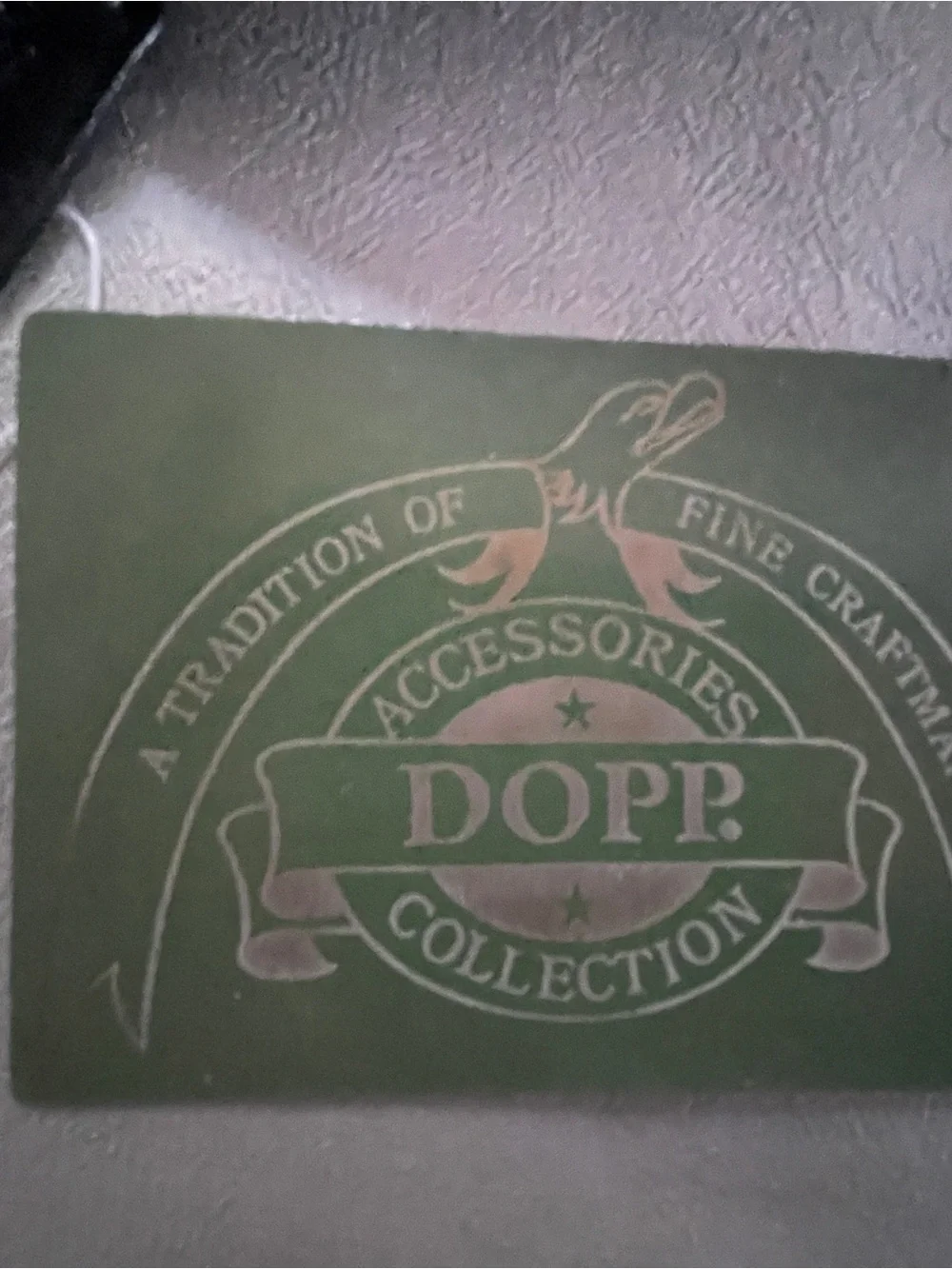 NWT Dopp Regatta Leather Zipper Travel Wallet